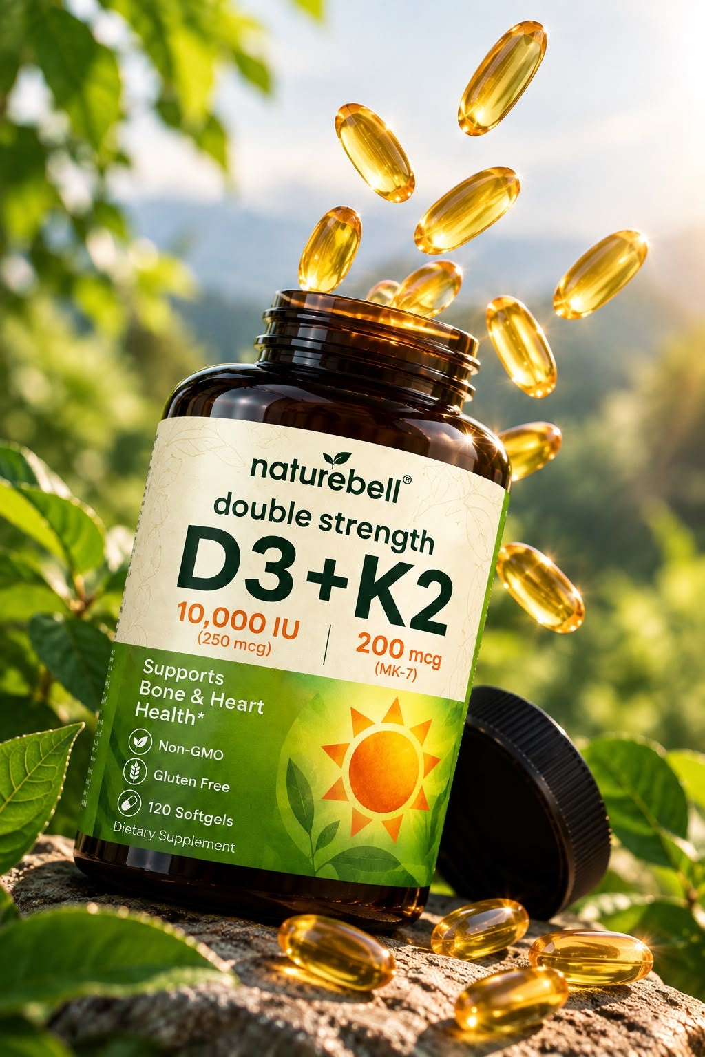 Vitaminas D3 + K2