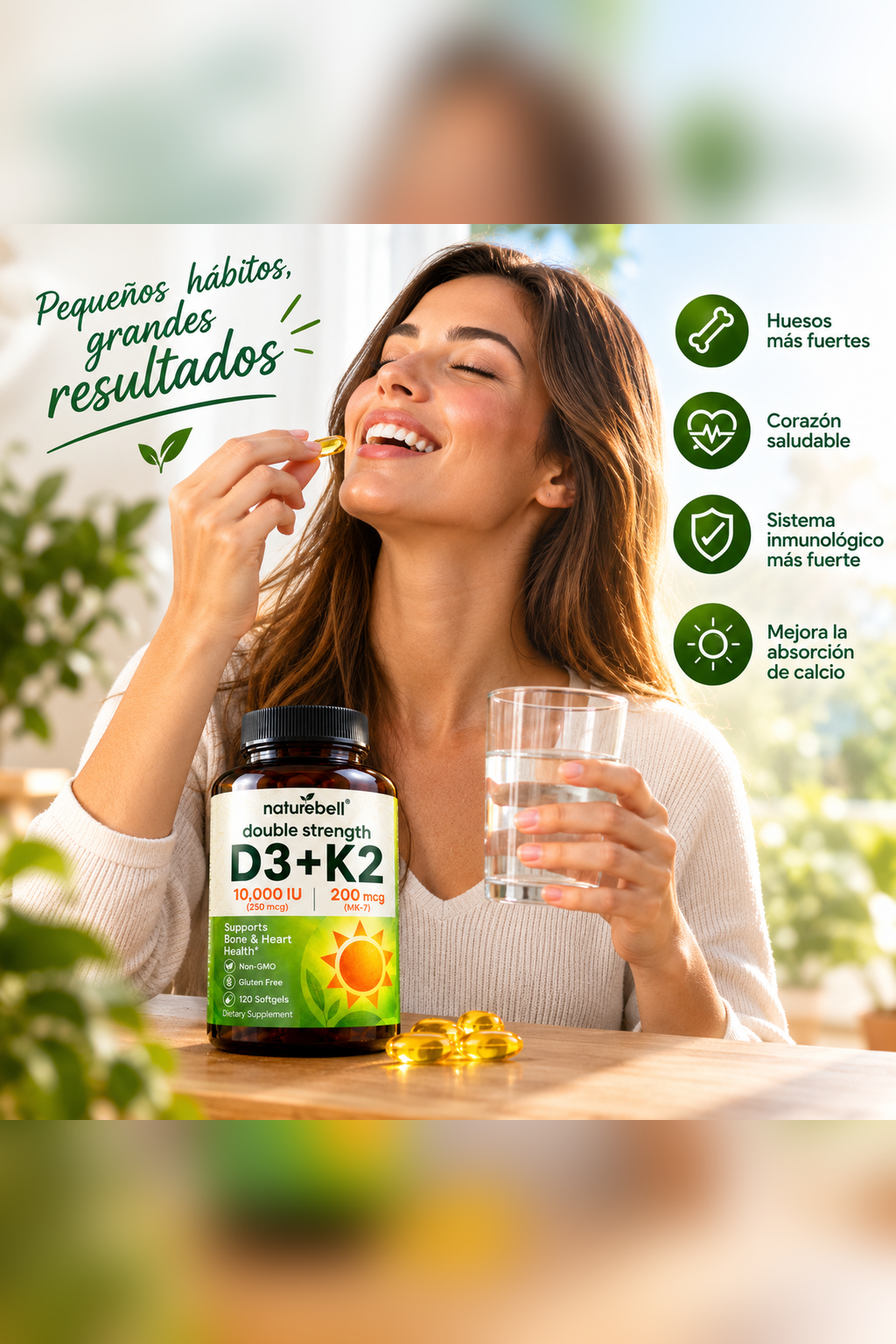 Vitaminas D3 + K2